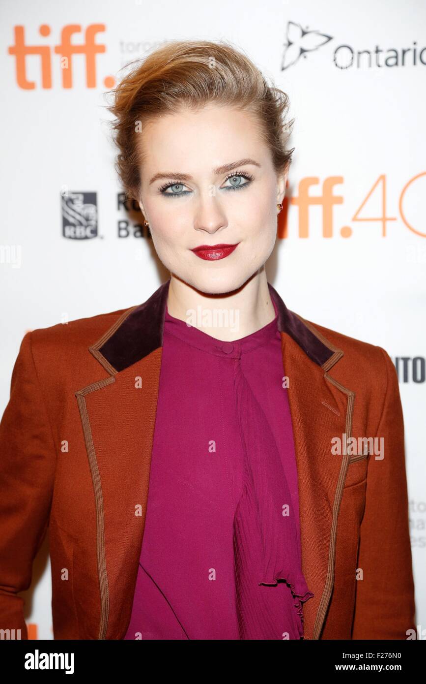 Actress Evan Rachel Wood attends the premiere of Into The Forest during ...
