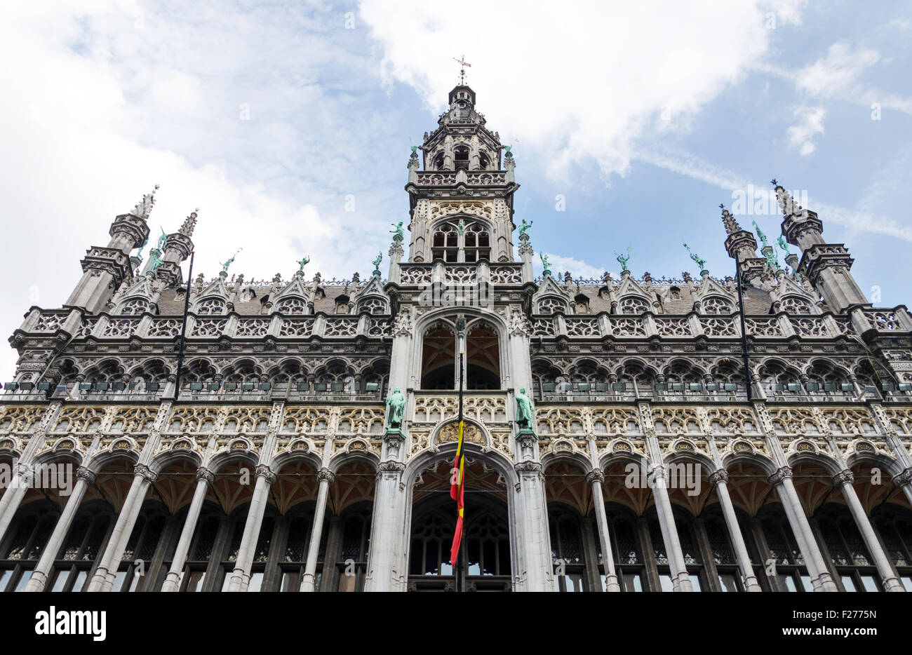 Maison du Roi (The King's House or Het Broodhuis) in Brussels, Belgium. Located on Grote Markt (Grand Place). Stock Photo