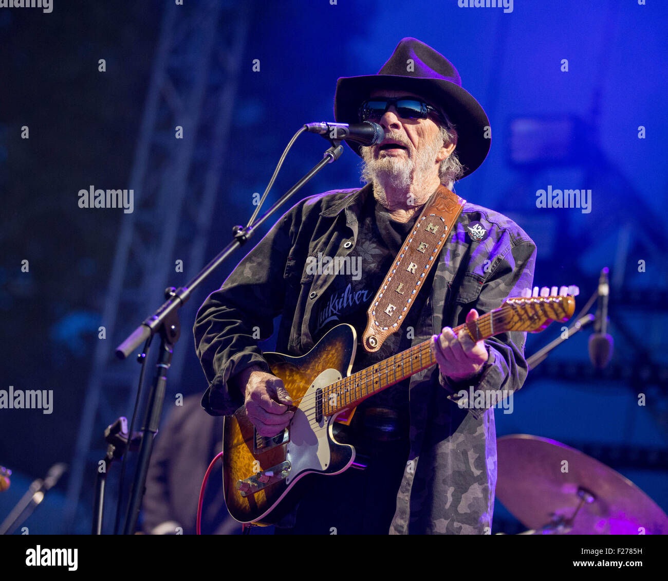 Chicago, Illinois, USA. 12th Sep, 2015. Country legend MERLE HAGGARD