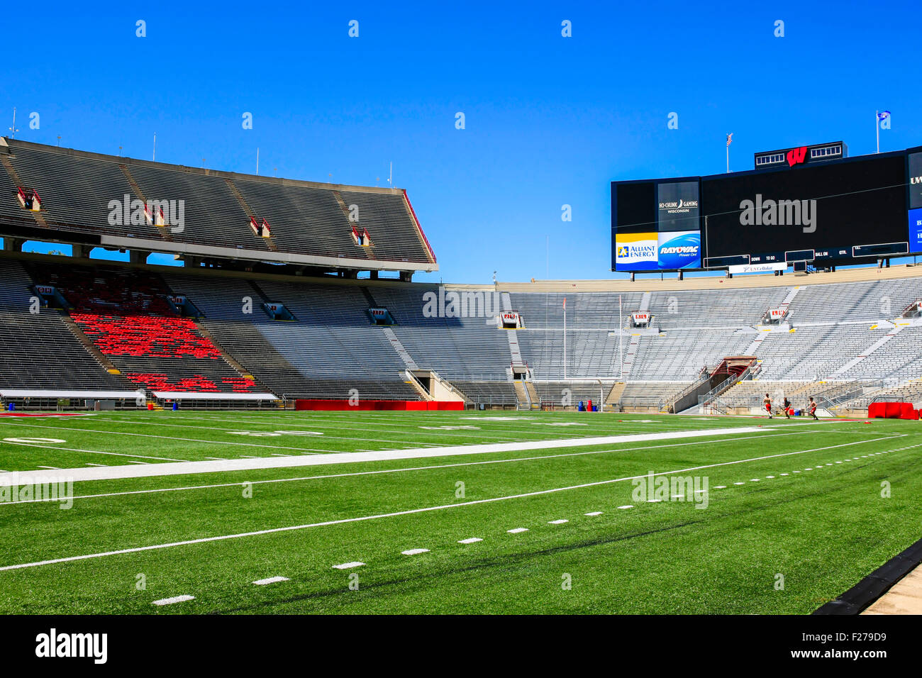 Camp Randall football Stadium, home to the UWBadgers at Madison Wisconsin Stock Photo