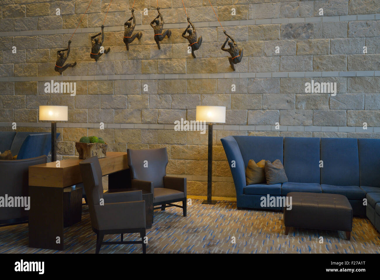 Lobby at the Hyatt Regency, Denver CO Stock Photo Alamy