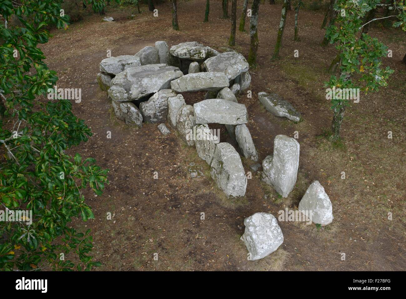 Megalithic site of Mane Croch near Erdeven, Western Brittany