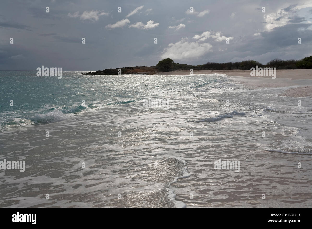 Moody sea, Dog Island, Anguilla Stock Photo Alamy