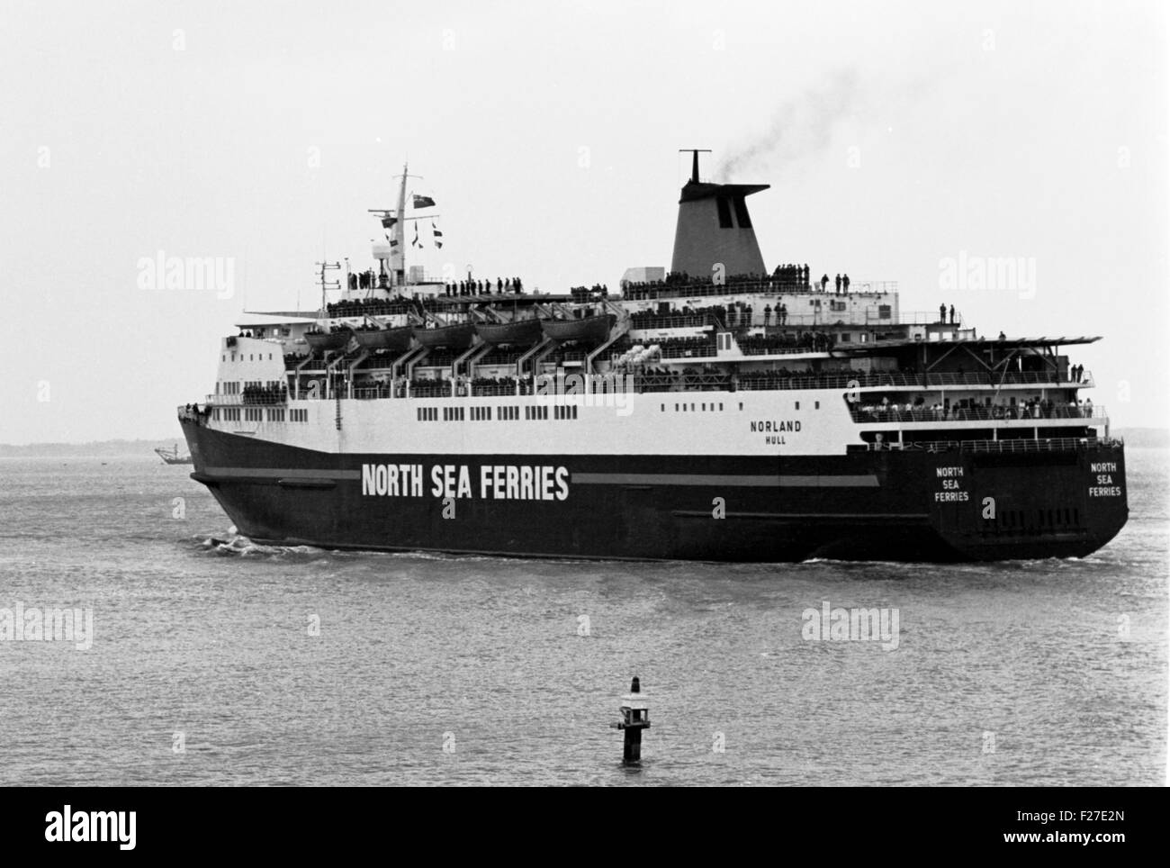 North sea passenger ferries Black and White Stock Photos & Images - Alamy