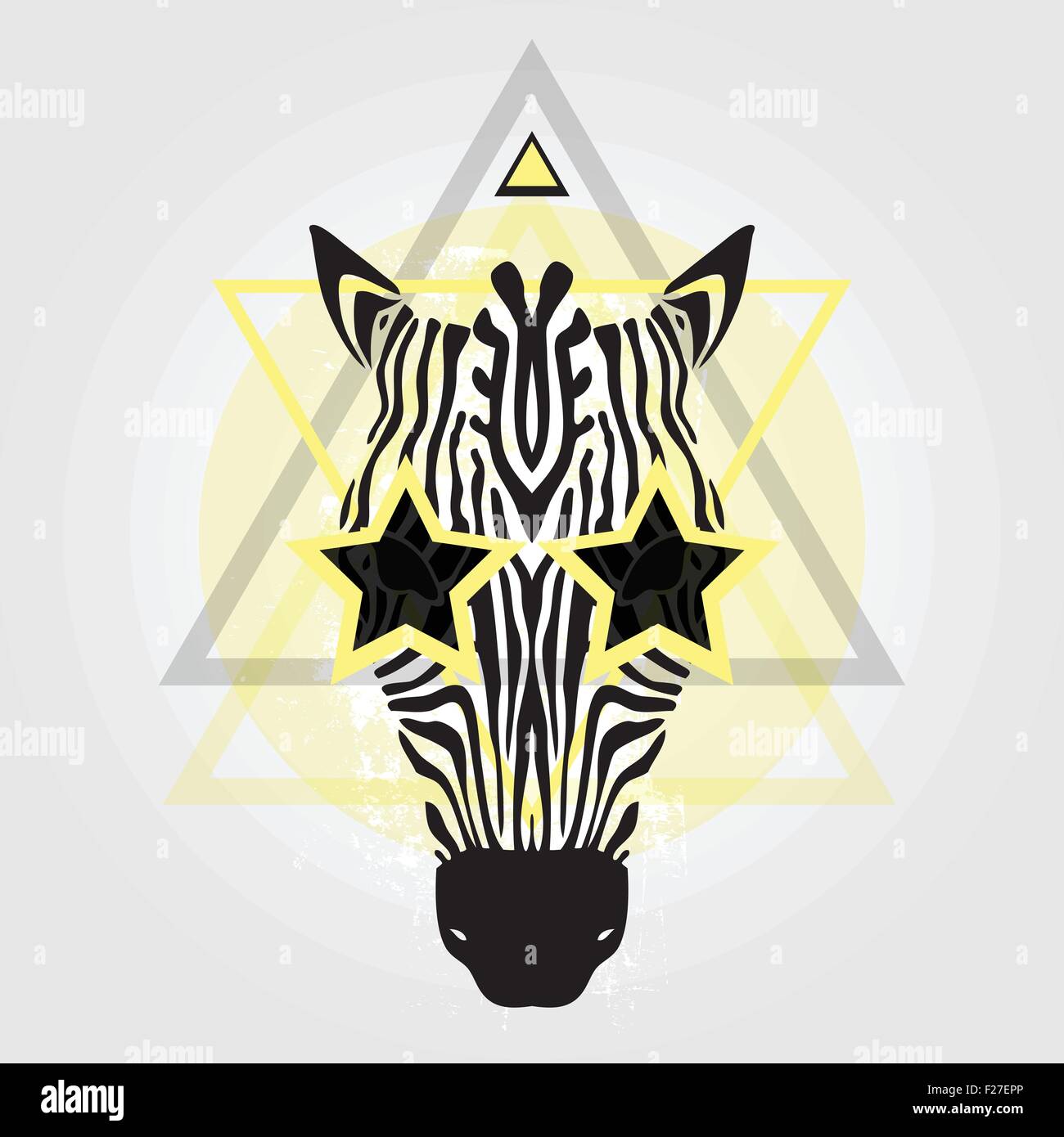 Vintage zebra Stock Vector Images - Alamy