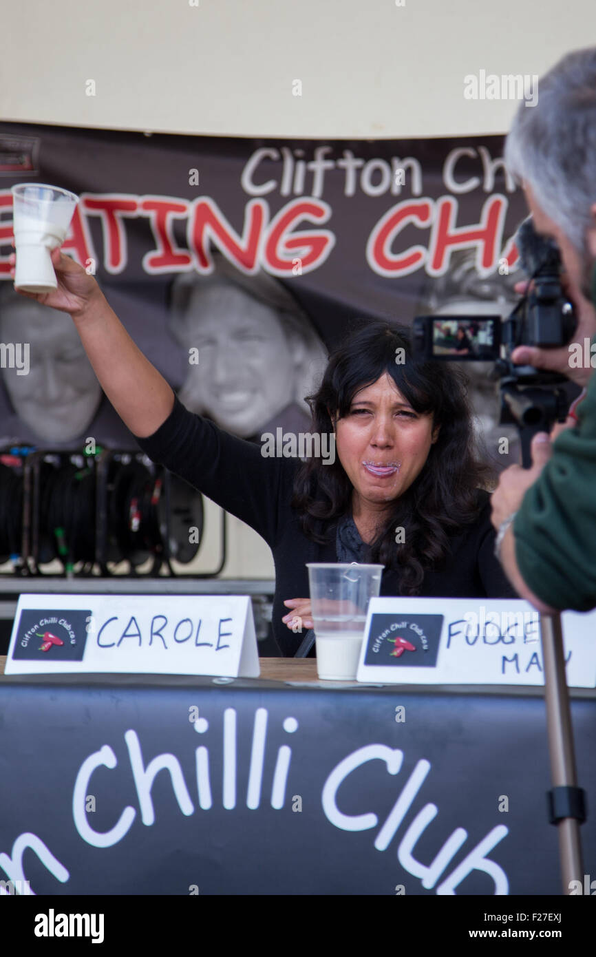 Bath, UK. 13th Sep, 2015. The annual Chilli Festival in Upton Cheyney