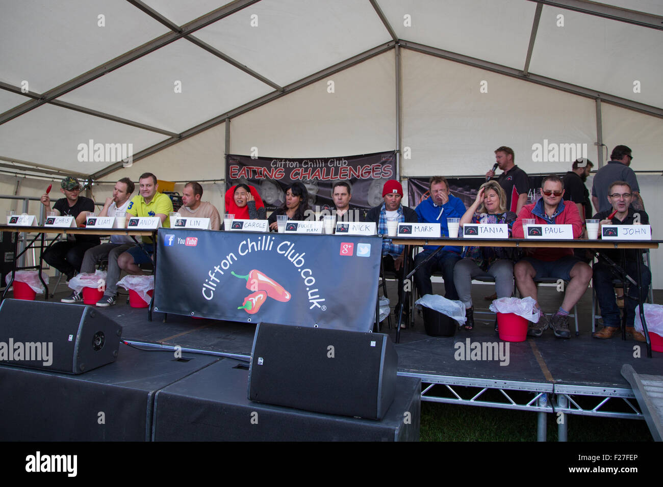 Bath, UK. 13th Sep, 2015. The annual Chilli Festival in Upton Cheyney