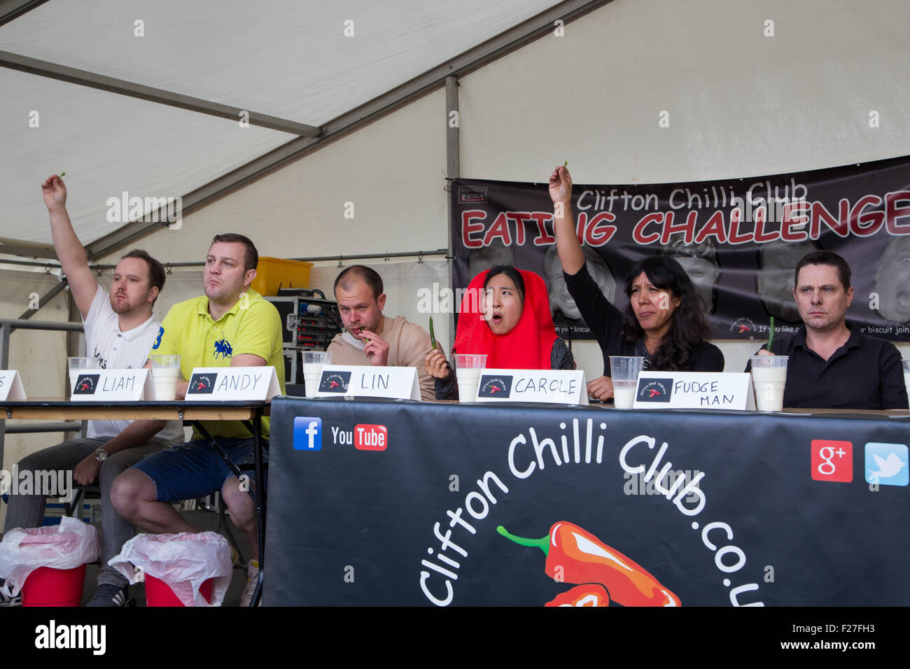 Bath, UK. 13th Sep, 2015. The annual Chilli Festival in Upton Cheyney