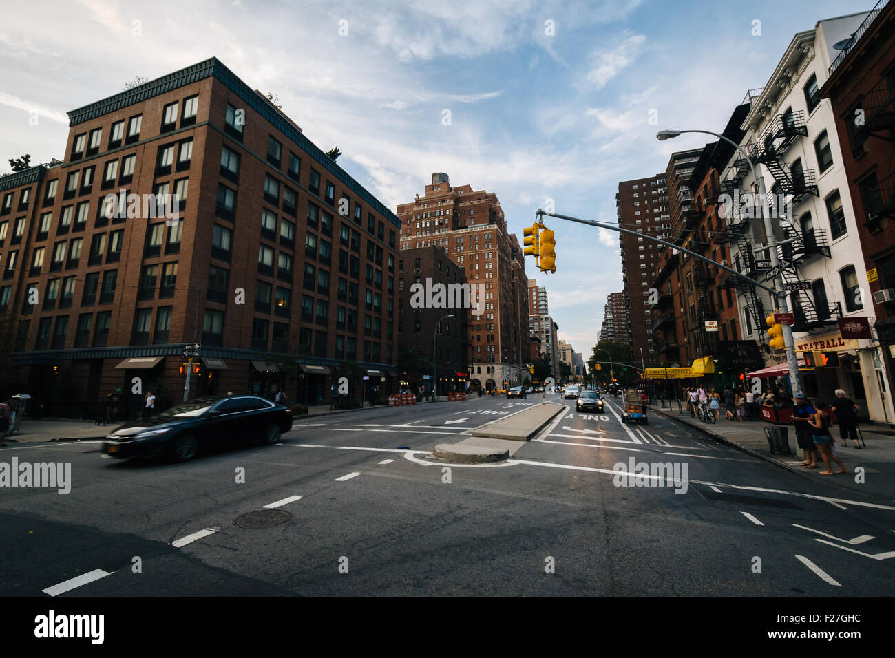 The intersection of 9th Avenue and 22nd Street, in Chelsea, Manhattan