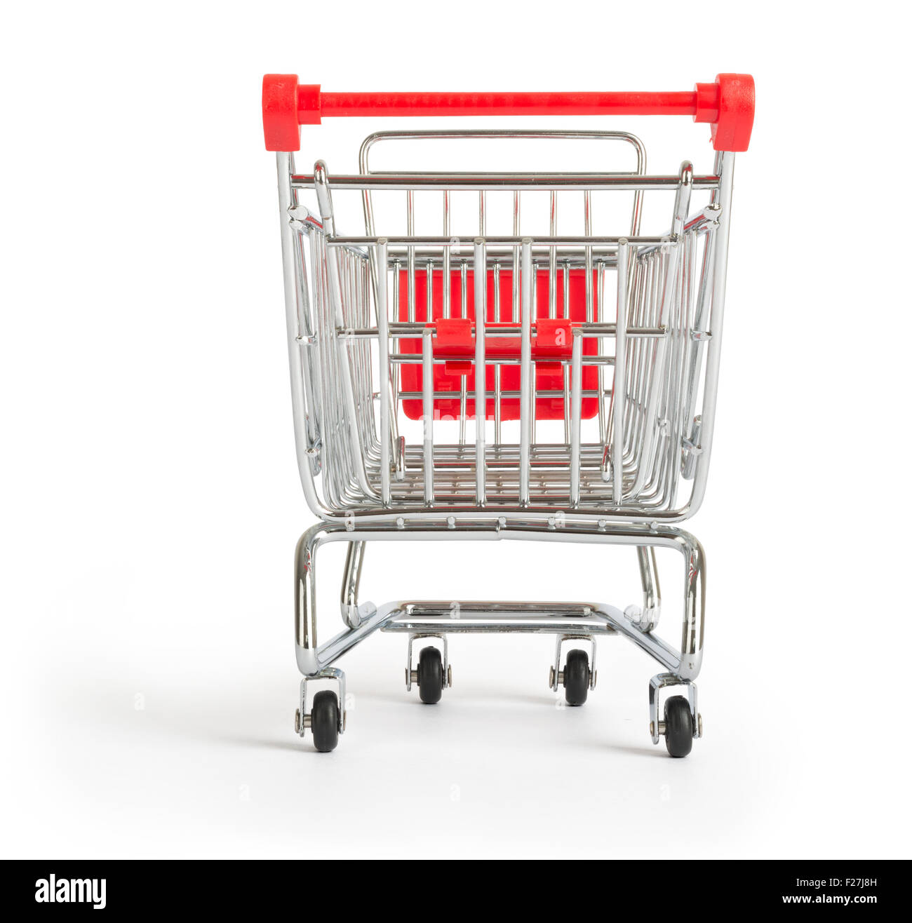 Shopping cart, front view Stock Photo Alamy
