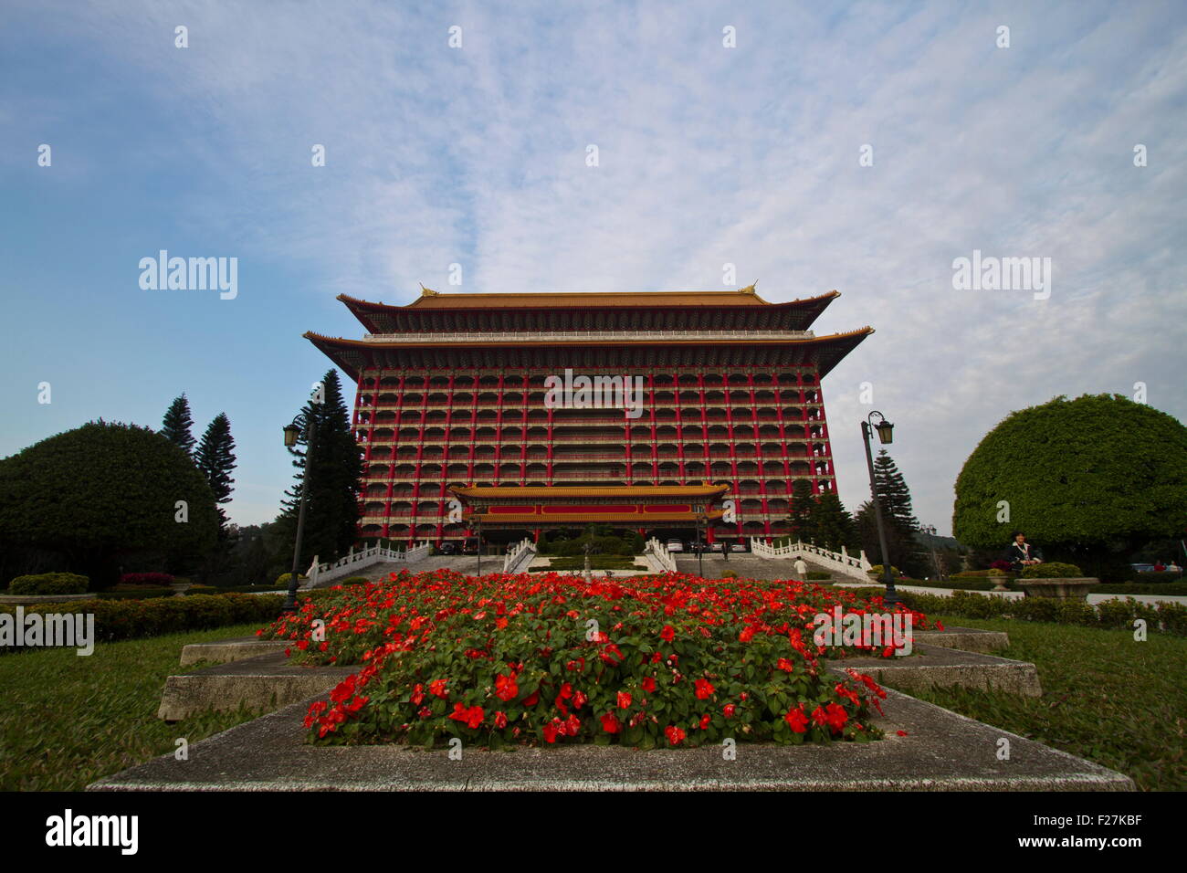 Famous landmark 'the grand-hotel' , Taipei , Taiwan Stock Photo