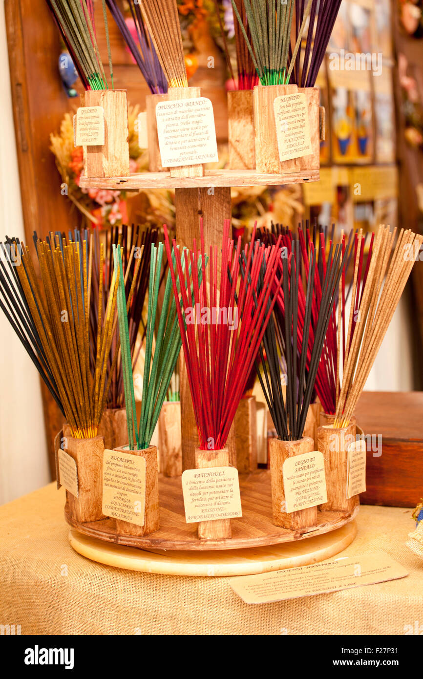 A lot scented Incense sticks Stock Photo Alamy