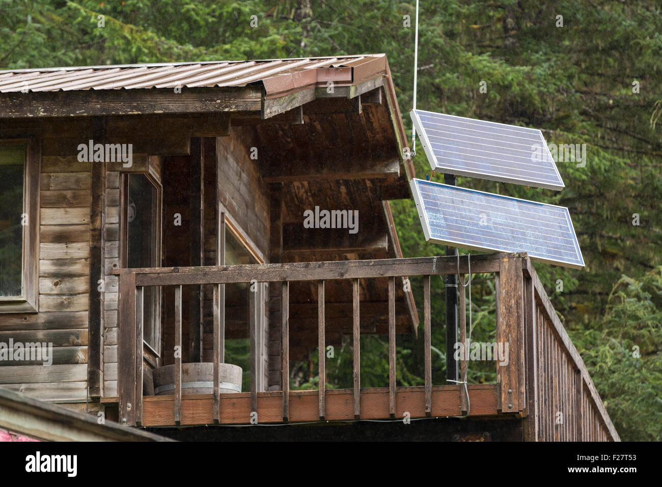 Cabin With Solar Panels In The Small Community Of Baranof Warm