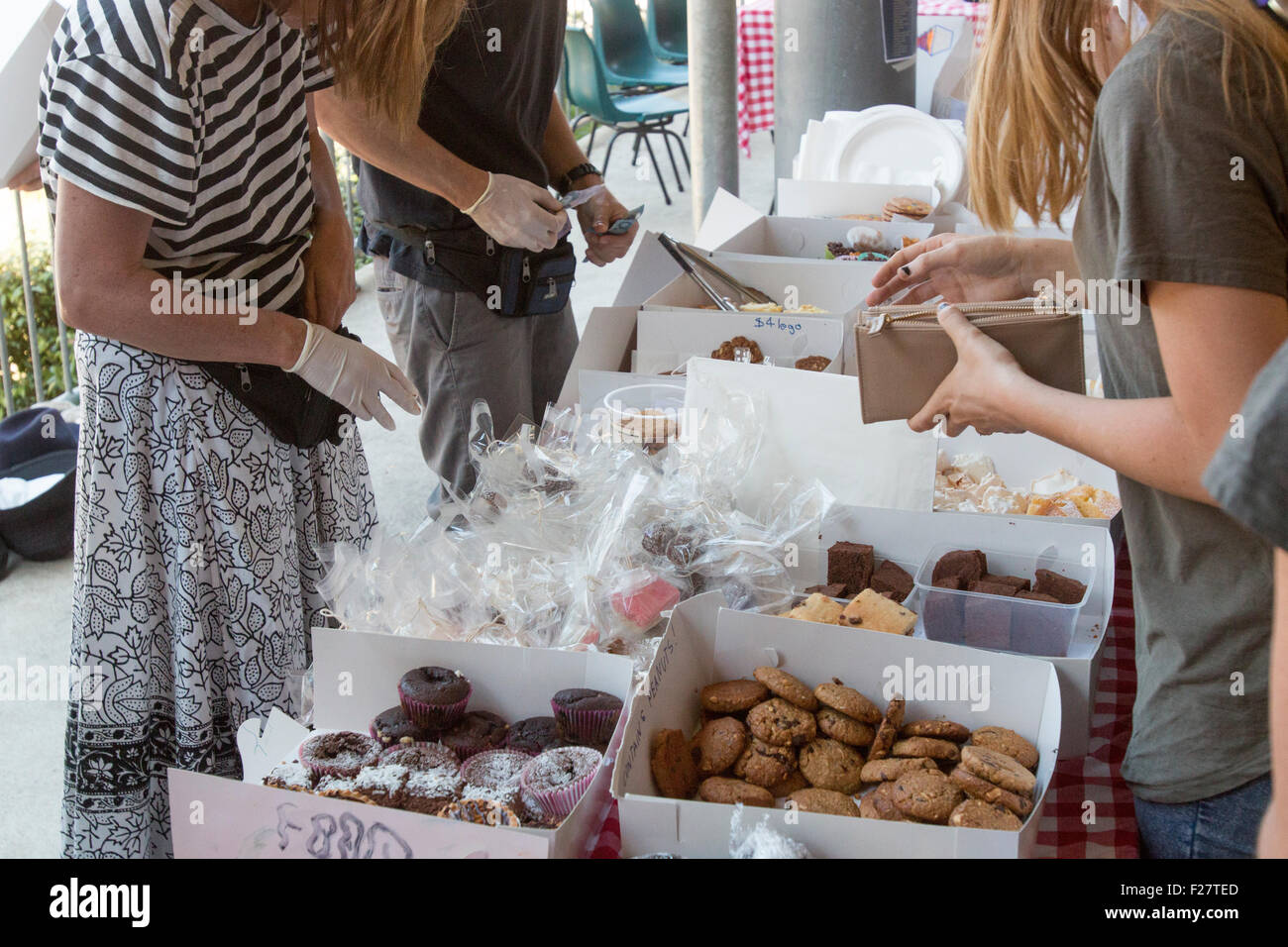 Sydney primary school hosts the local community fete fair to raise funds for the school,Avalon,Sydney,Australia Stock Photo