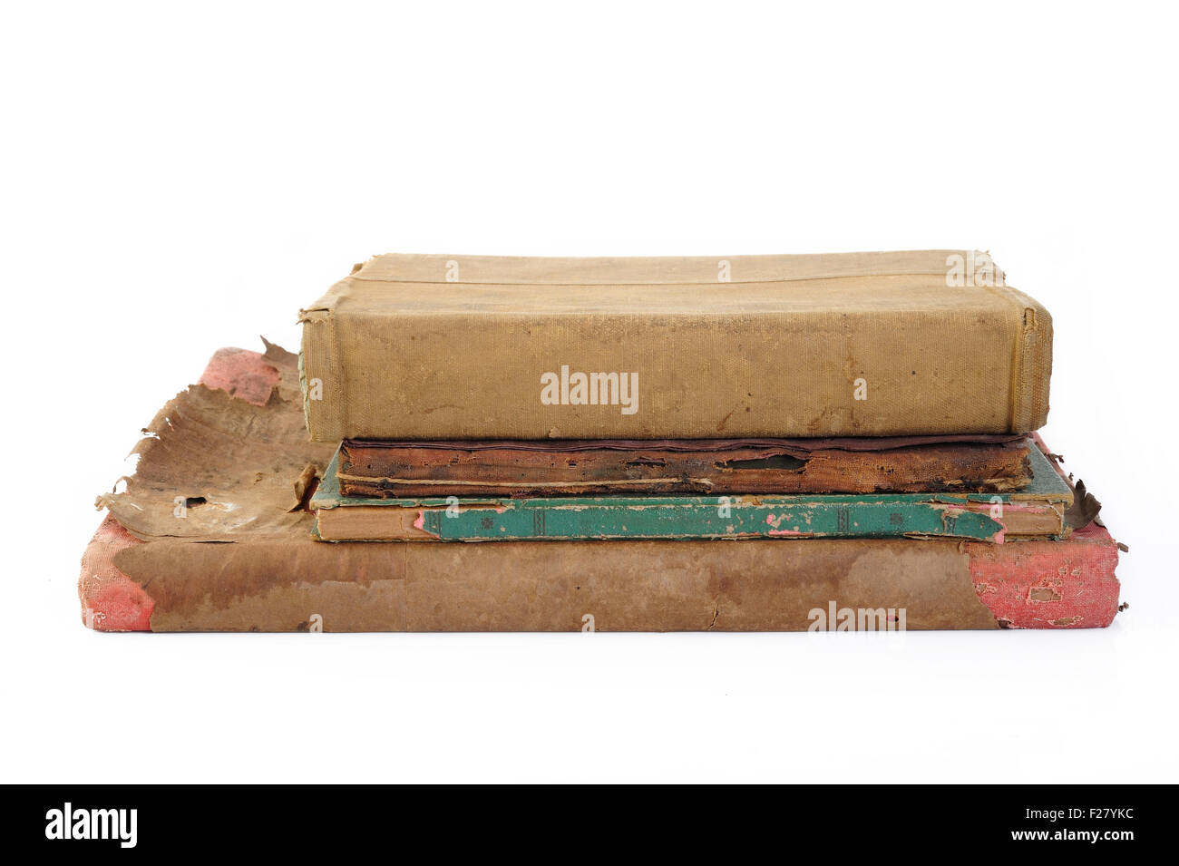 old books on white background Stock Photo - Alamy