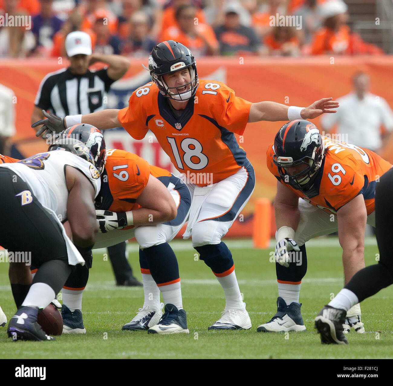 Peyton manning broncos ravens hi-res stock photography and images - Alamy