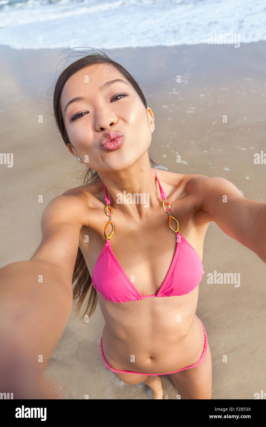 epic bikini selfie pool