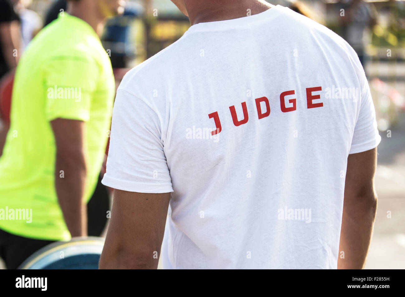 Back view of a judge hi-res stock photography and images - Alamy