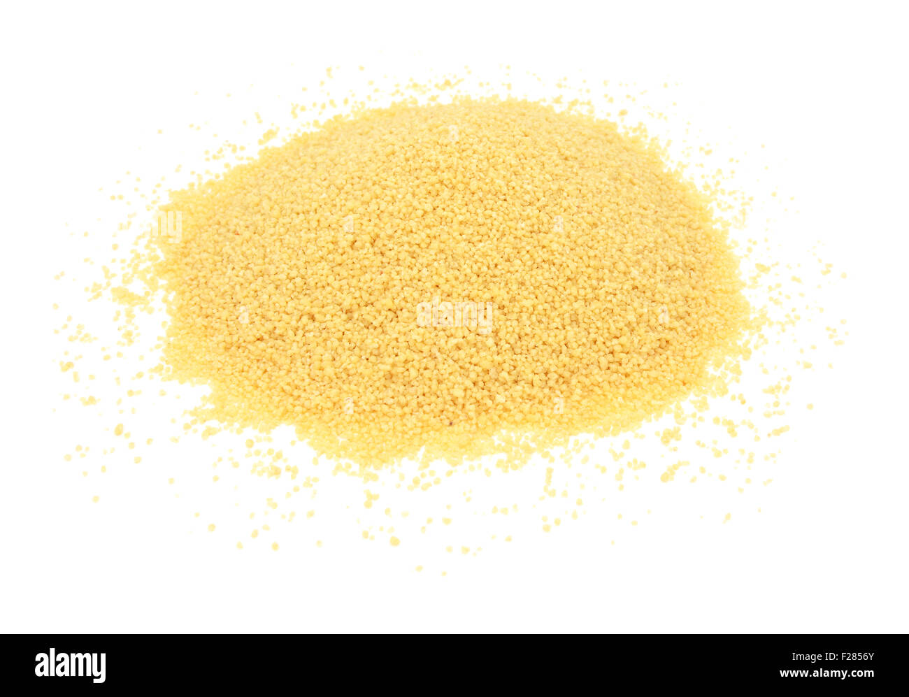 Couscous grains, isolated on a white background Stock Photo Alamy