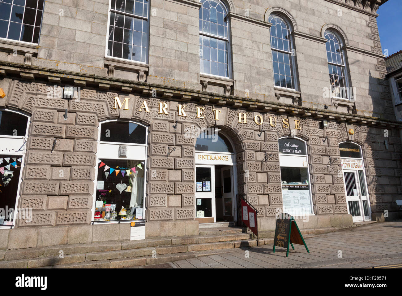 The Market House in St Austell, Cornwall, England, U.K. Stock Photo