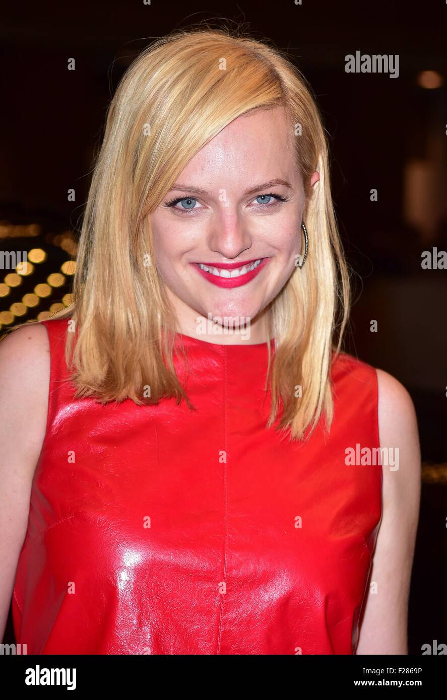 Toronto, ON. 13th Sep, 2015. Elisabeth Moss at arrivals for HIGH-RISE ...