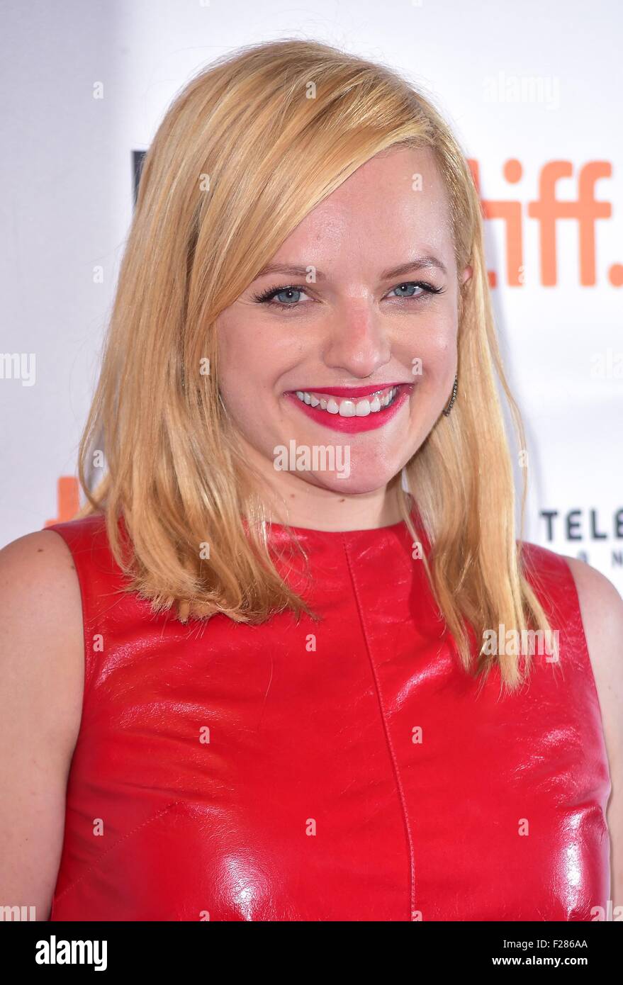 Toronto, ON. 13th Sep, 2015. Elisabeth Moss at arrivals for HIGH-RISE ...
