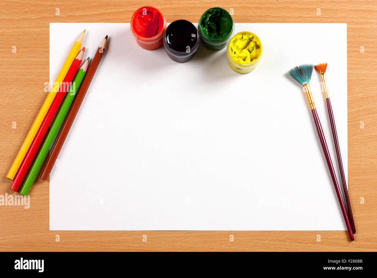 Drawing Pad and Pencils on a Granite Texture for Table Stock Image - Image  of office, black: 206840585