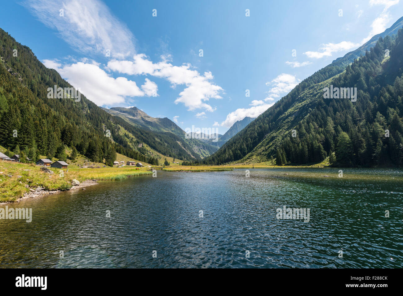 Riesachsee lake, Rohrmoos-Untertal, Styria, Austria Stock Photo