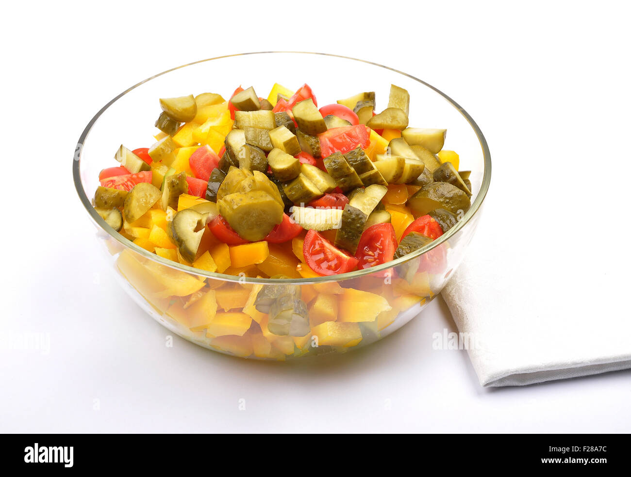 Mixed Potato salad Stock Photo - Alamy