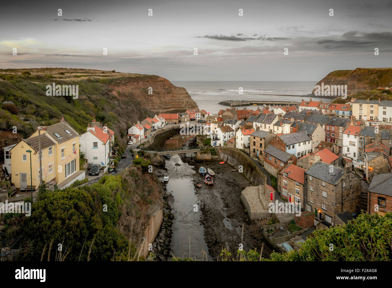 Staithes, North Yorkshire, UK Stock Photo Alamy