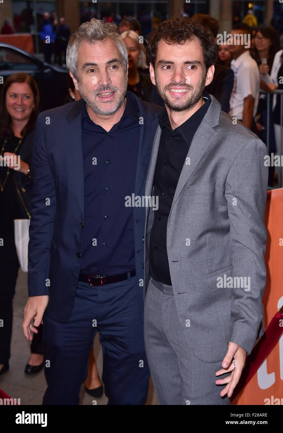 Toronto, Canada. 13th Sep, 2015. Alfonso Cuarón, Jonás Cuarón at ...