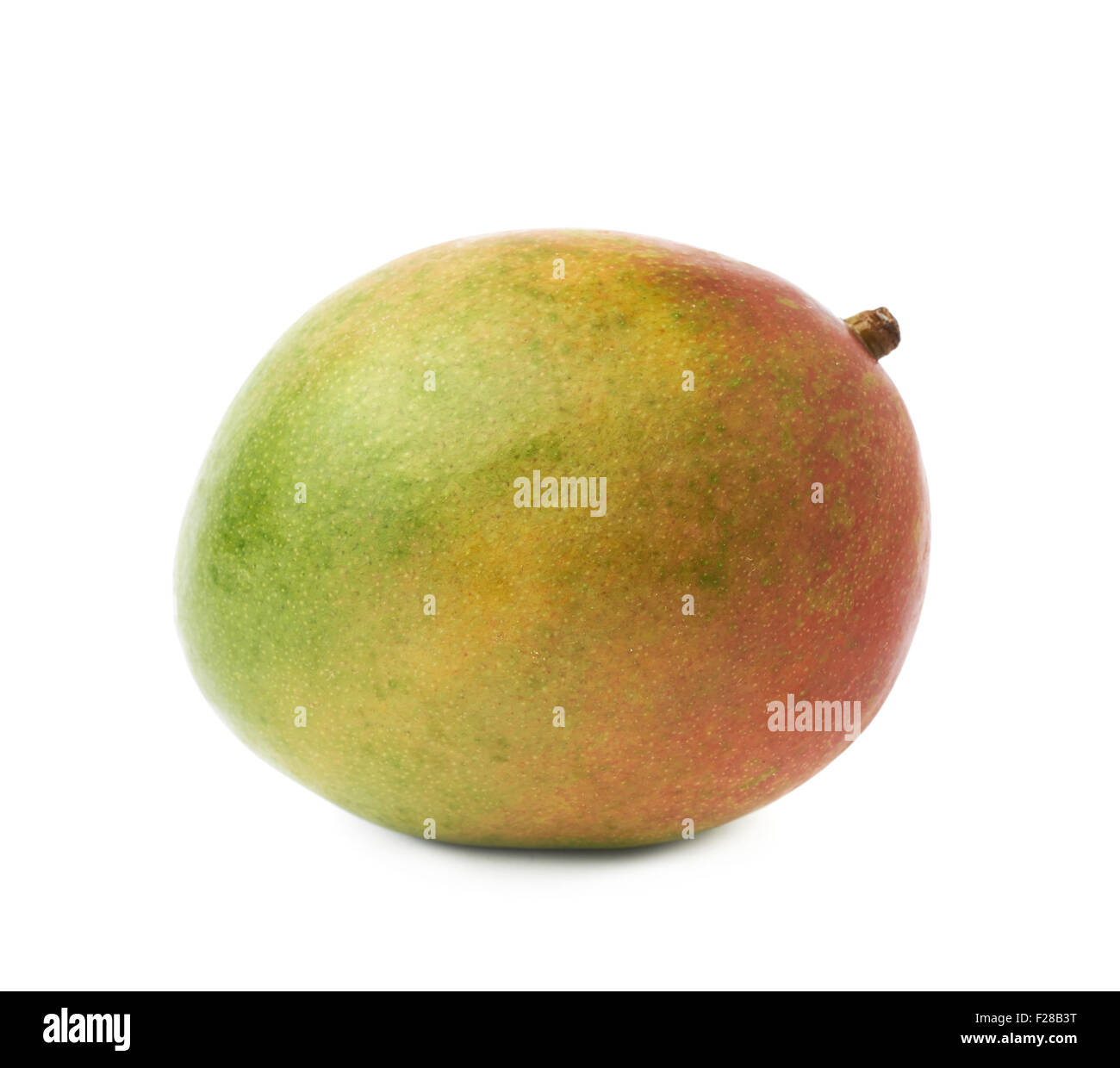 Single ripe mango fruit isolated over the white background Stock Photo ...