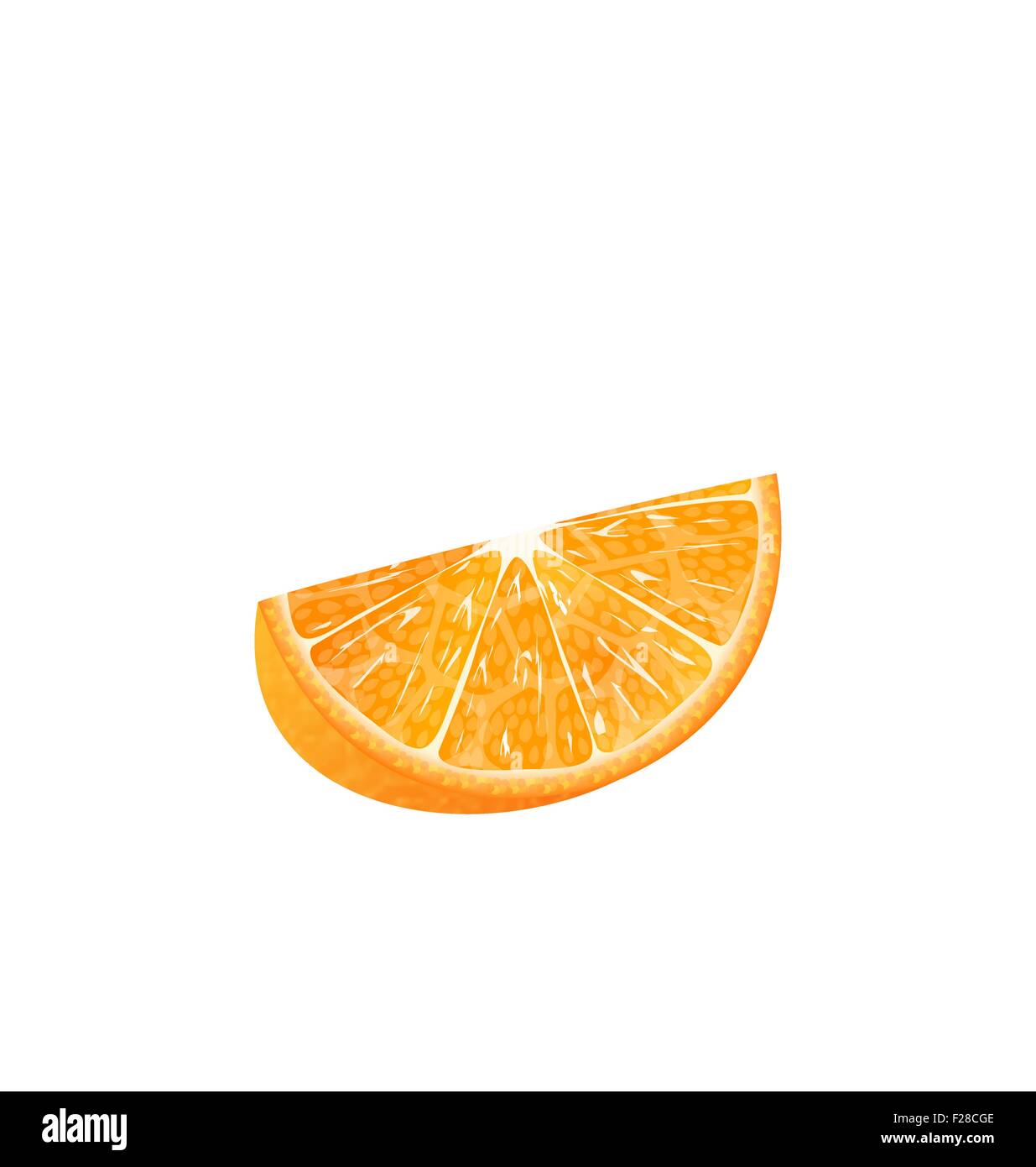 Orange Slice Isolated Stock Vector Image & Art - Alamy