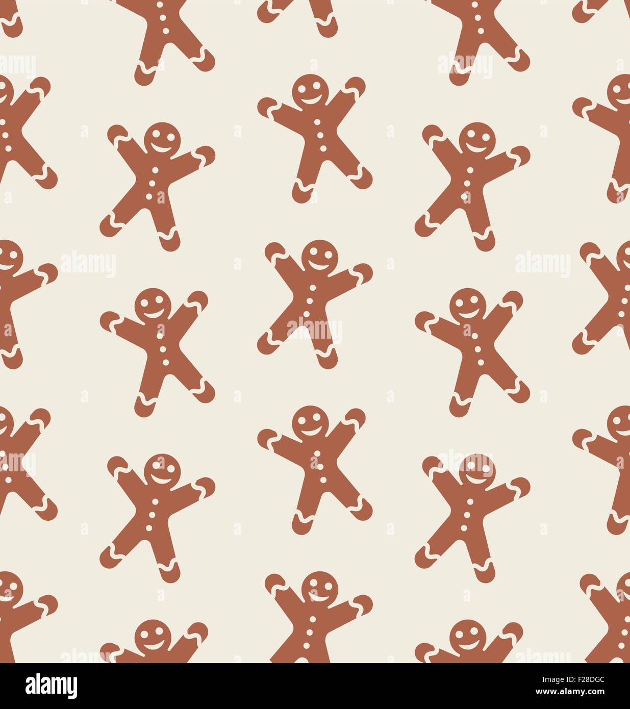 Seamless texture christmas gingerbread cookies Stock Vector Images - Alamy