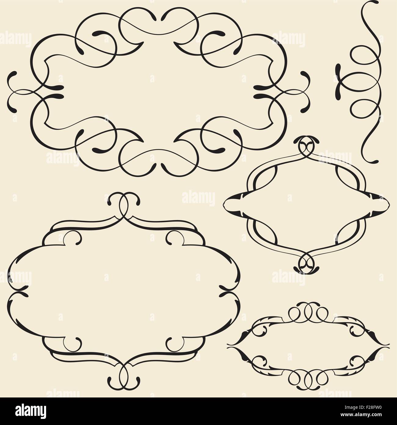 Board frame isolated on beige Stock Vector Image & Art - Alamy