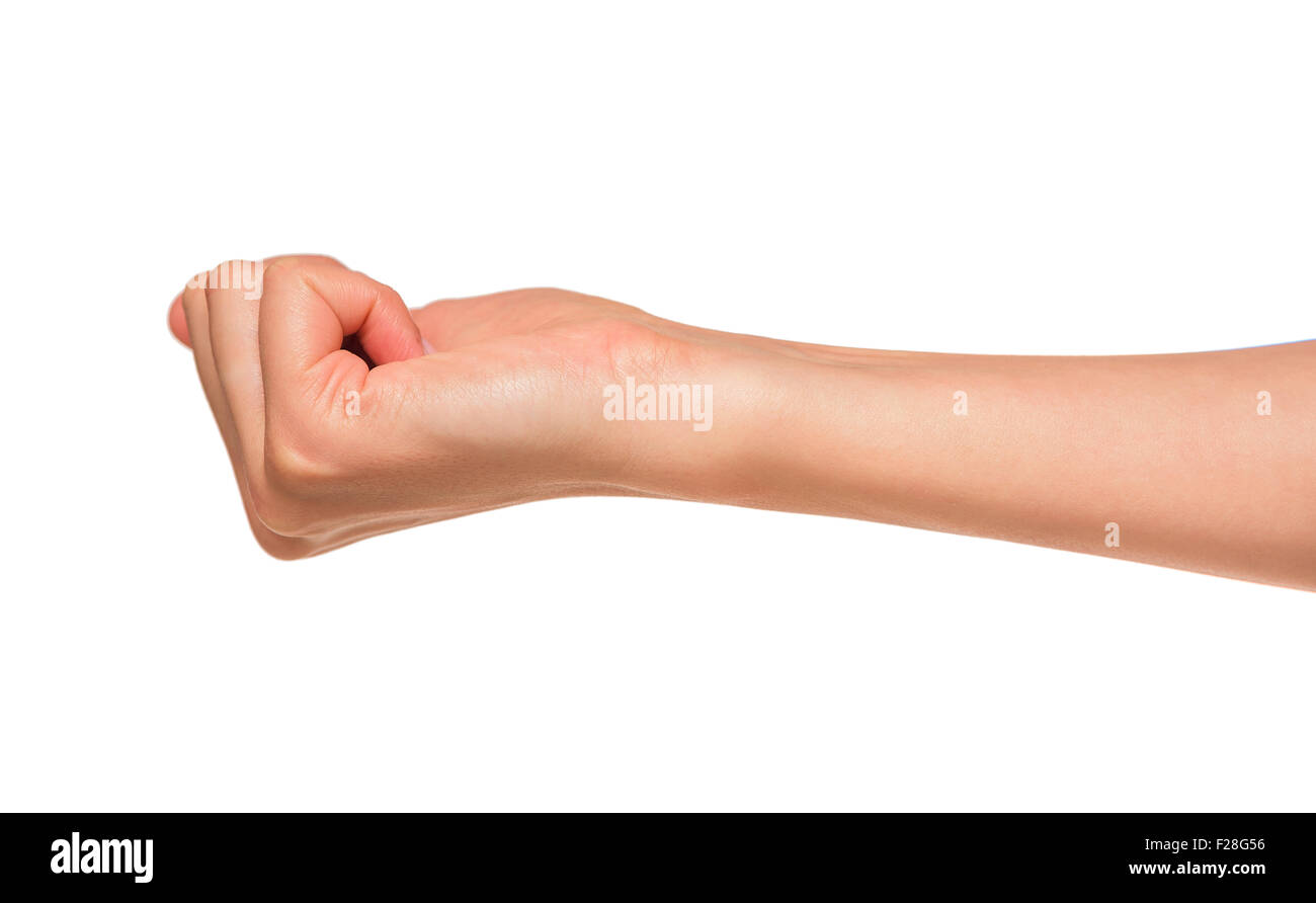 Woman fist hi-res stock photography and images - Alamy