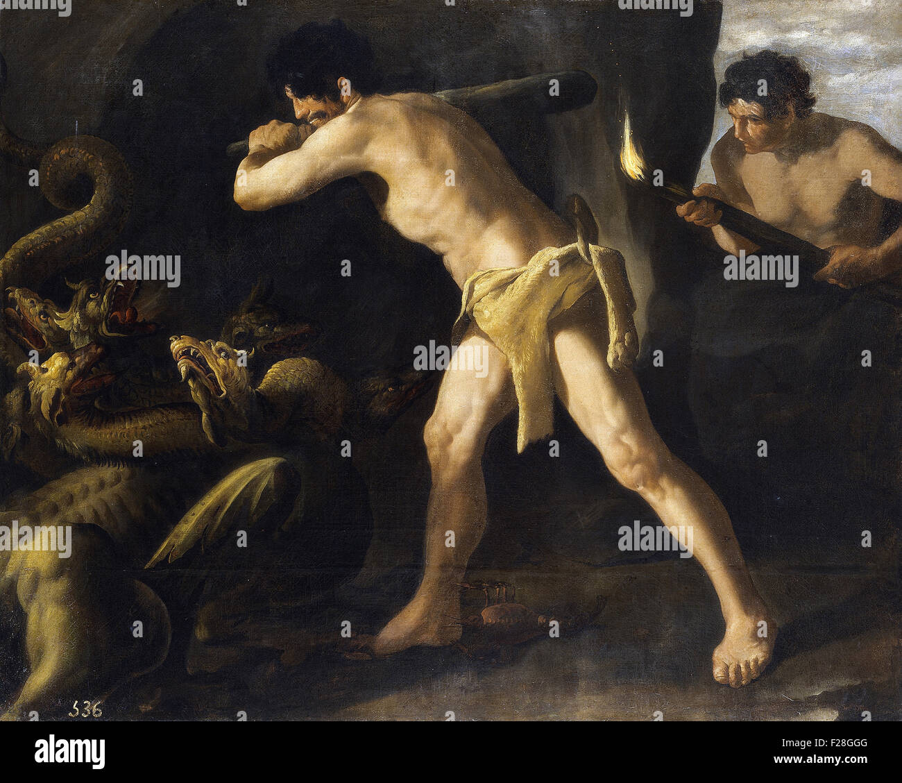 Hercules killing the hydra hi-res stock photography and images - Alamy