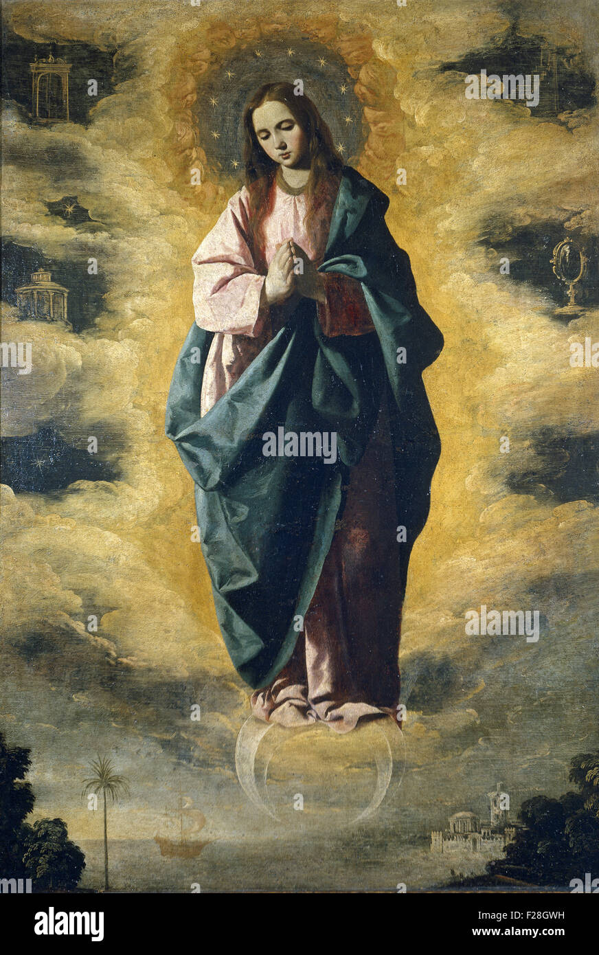 Francisco De Zurbaran The Immaculate Conception 1 Stock Photo Alamy
