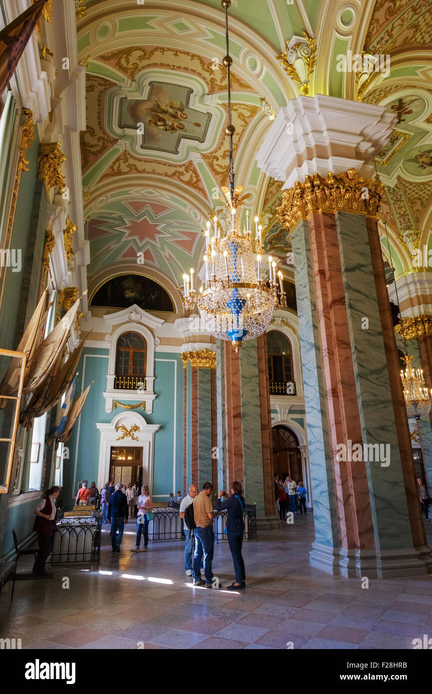 St. Petersbourg Peter and Paul Cathedral interior Stock Photo - Alamy