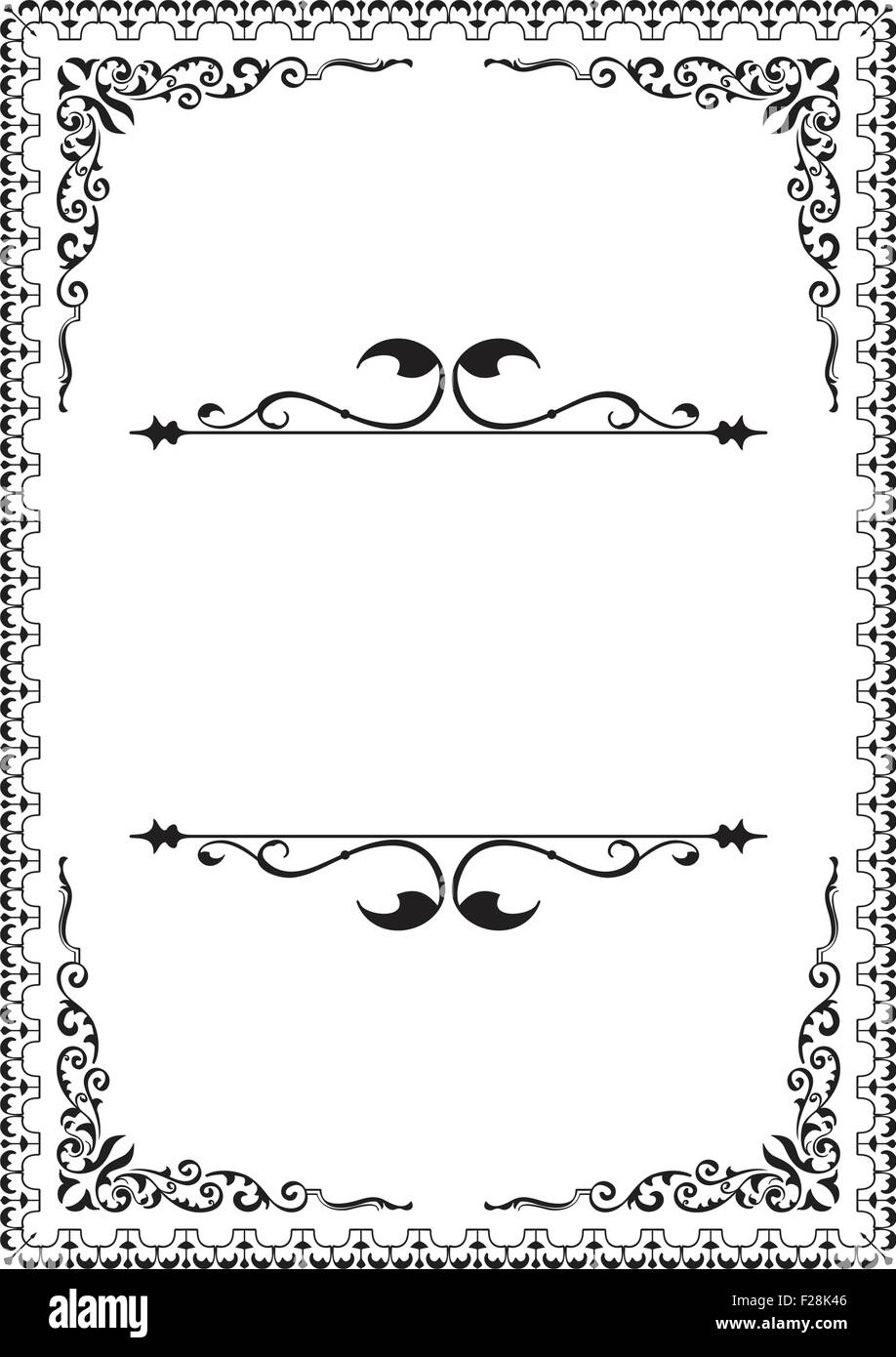 Victorian border hires stock photography and images Alamy