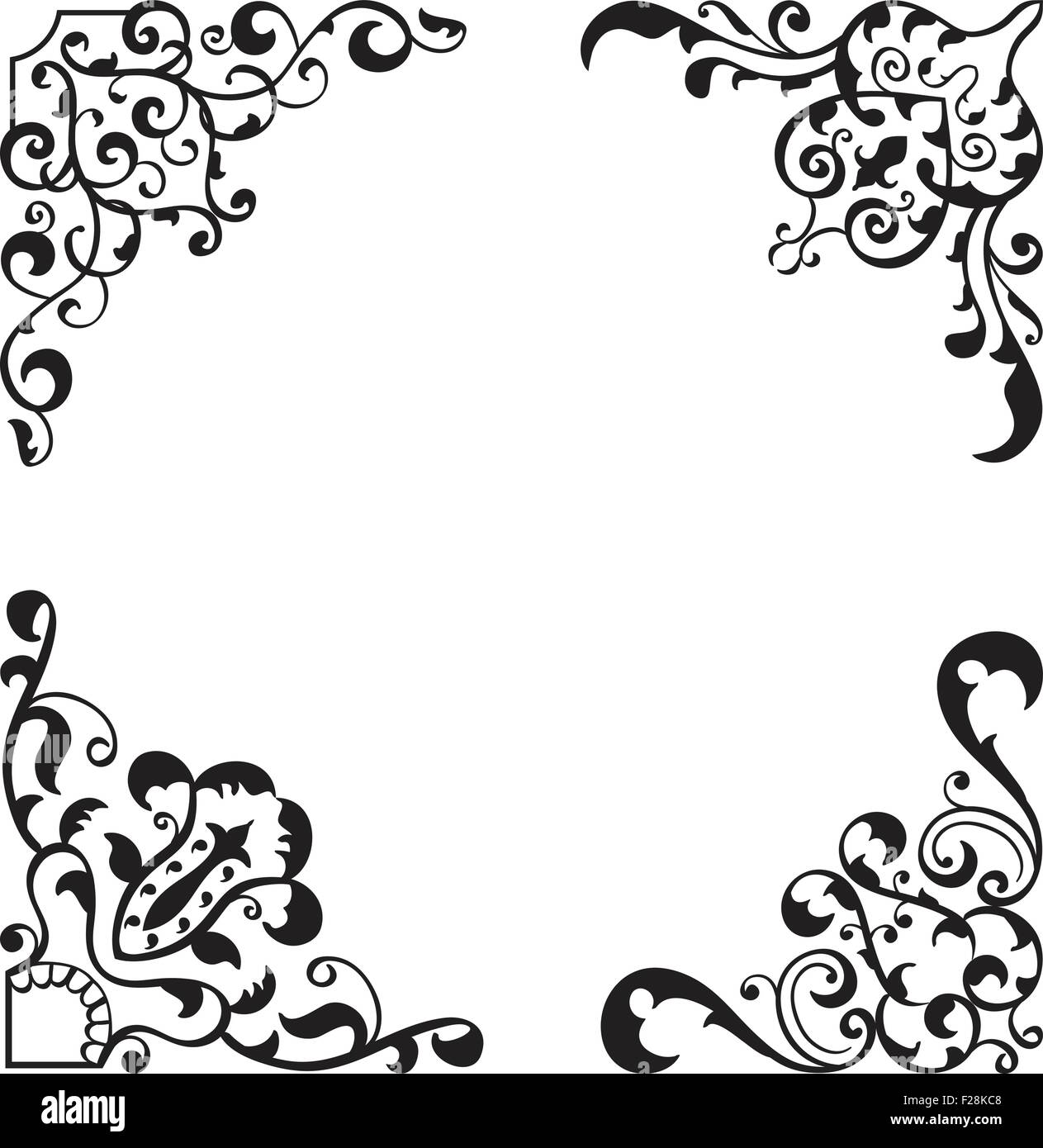 Perfect corner set Stock Vector Image & Art - Alamy