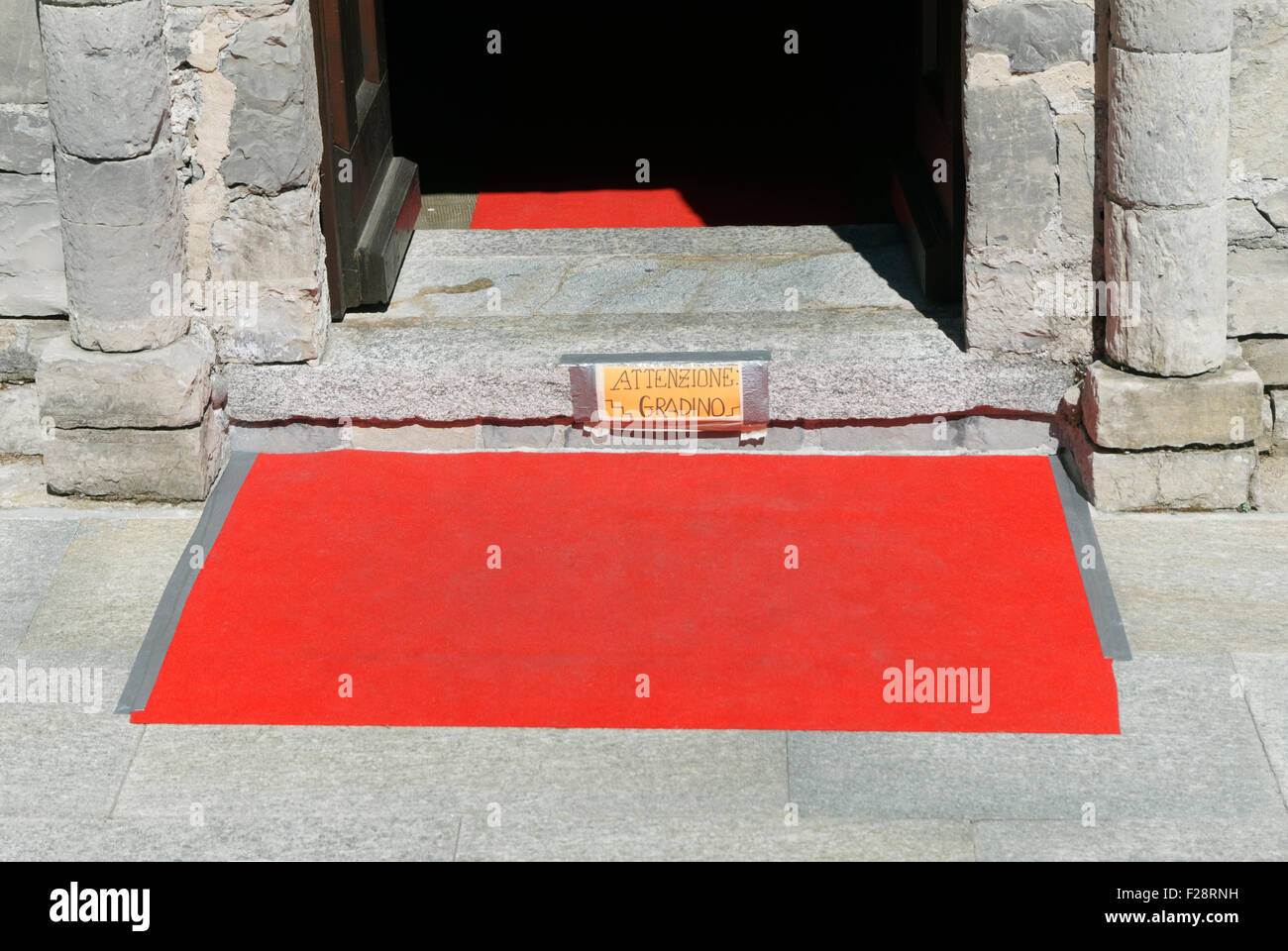 Church red carpet hires stock photography and images Alamy