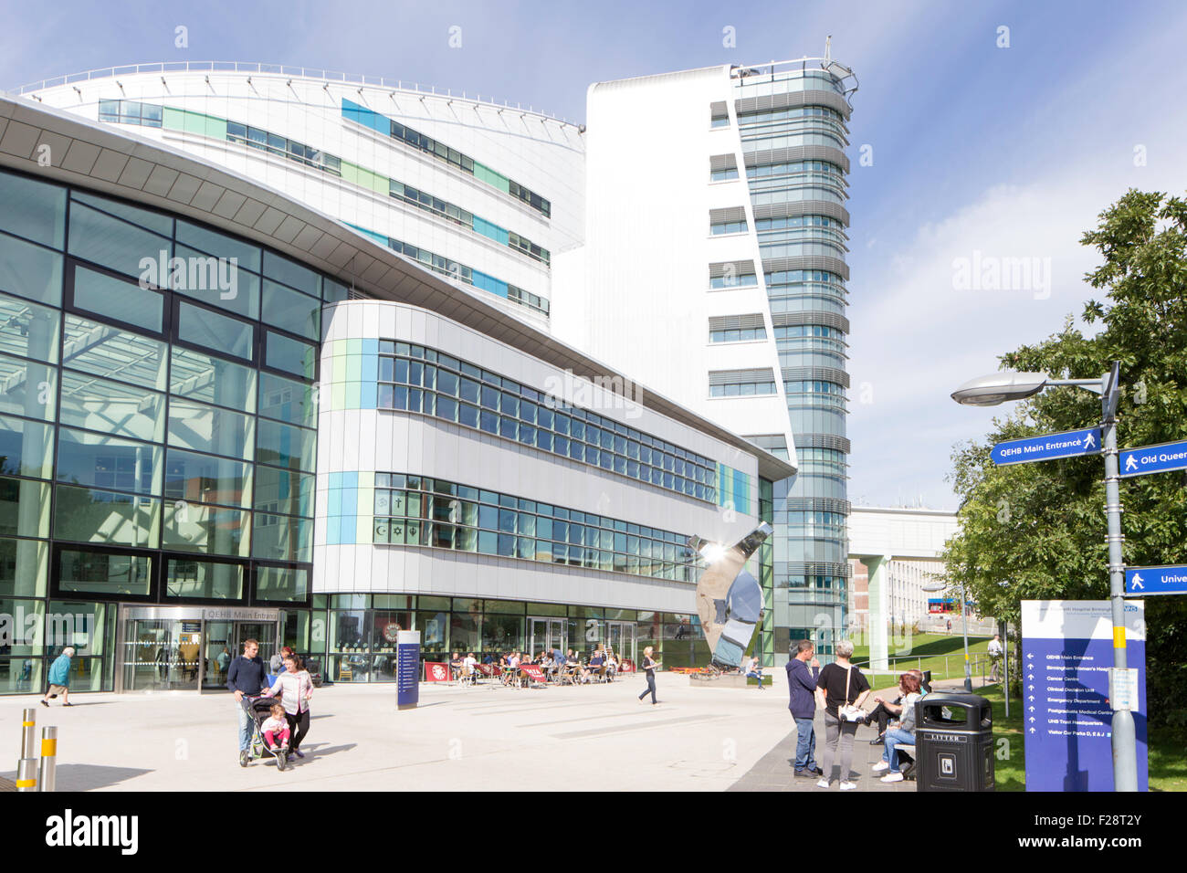 The queen elizabeth hospital birmingham england uk stock photo alamy