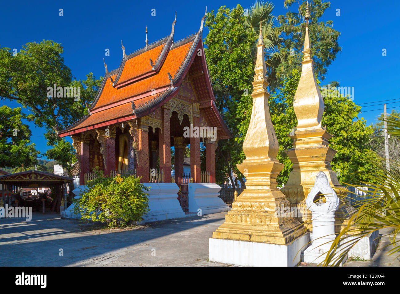 Wat Saen, Luang Prabang, Laos Stock Photo