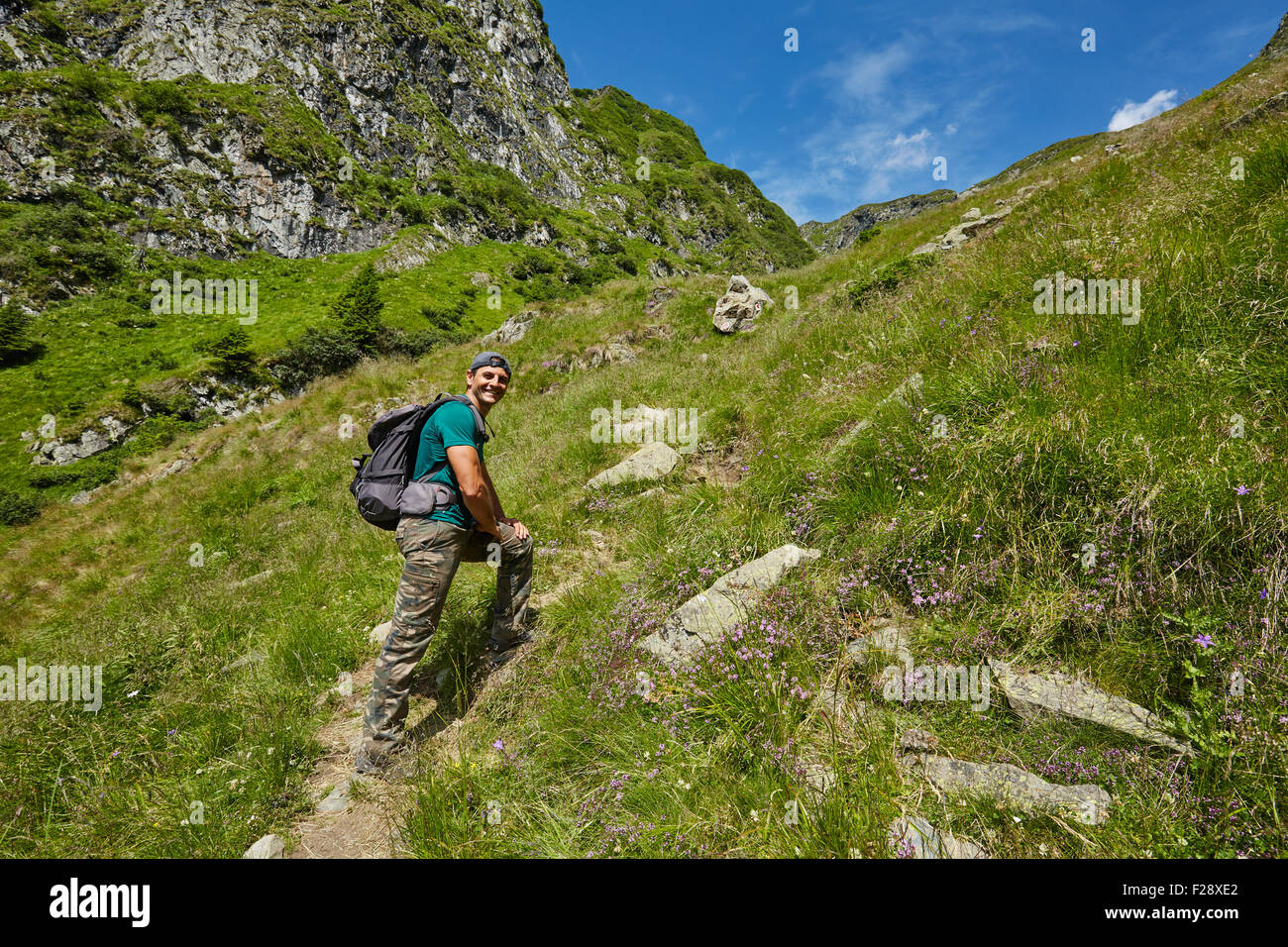 up on a mountain