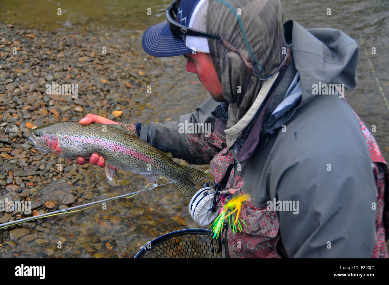 Alaska's Aniak River and its braids offer great fly fishing for rainbow