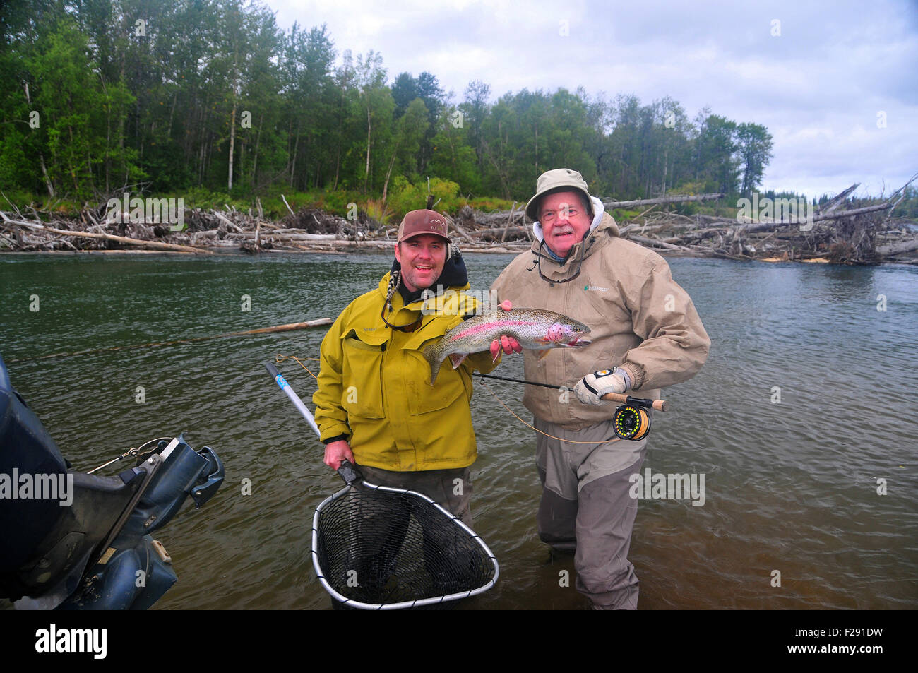 Alaska's Aniak River and its braids offer great fly fishing for rainbow