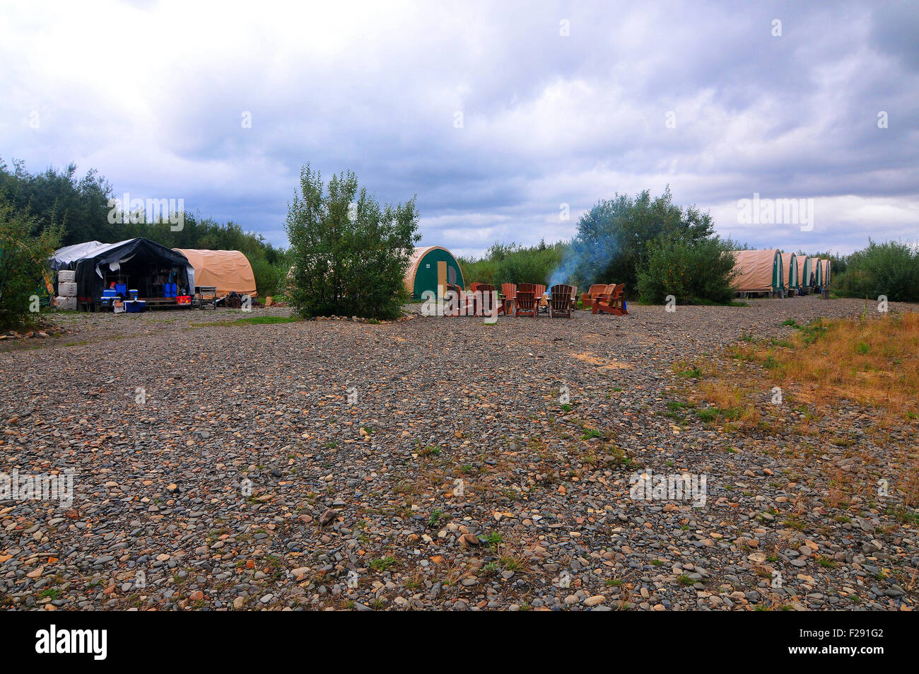 Alaska's Aniak River Lodge offers comfortable tent camp