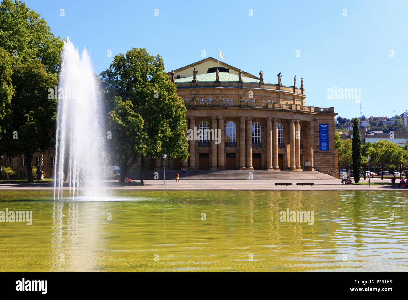 The National Theatre, Staatstheater. Opera House and Ballet venue. Stuttgart, Germany Stock Photo