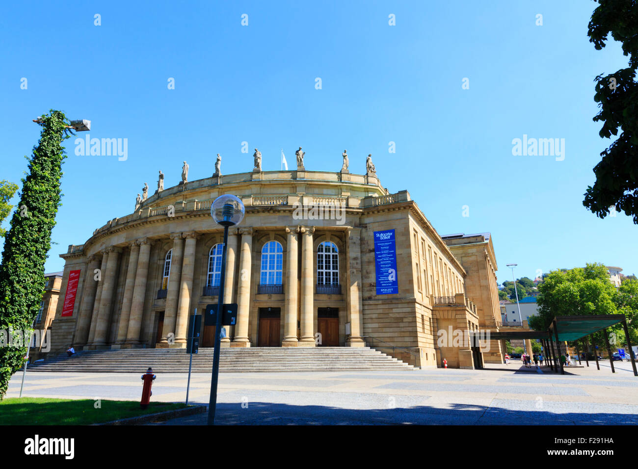 The National Theatre, Staatstheater. Opera House and Ballet venue. Stuttgart, Germany Stock Photo